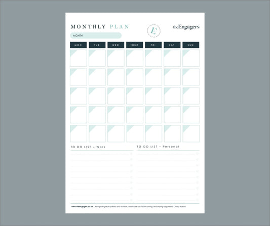 Monthly planner