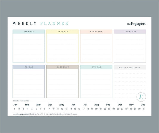 Weekly planner